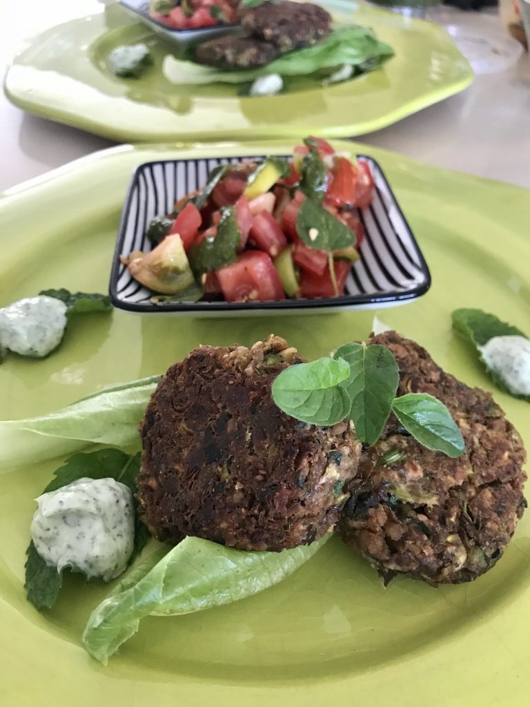 Lentil and Hazelnut Burger