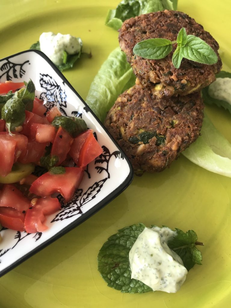 Lentil and Hazelnut Burger