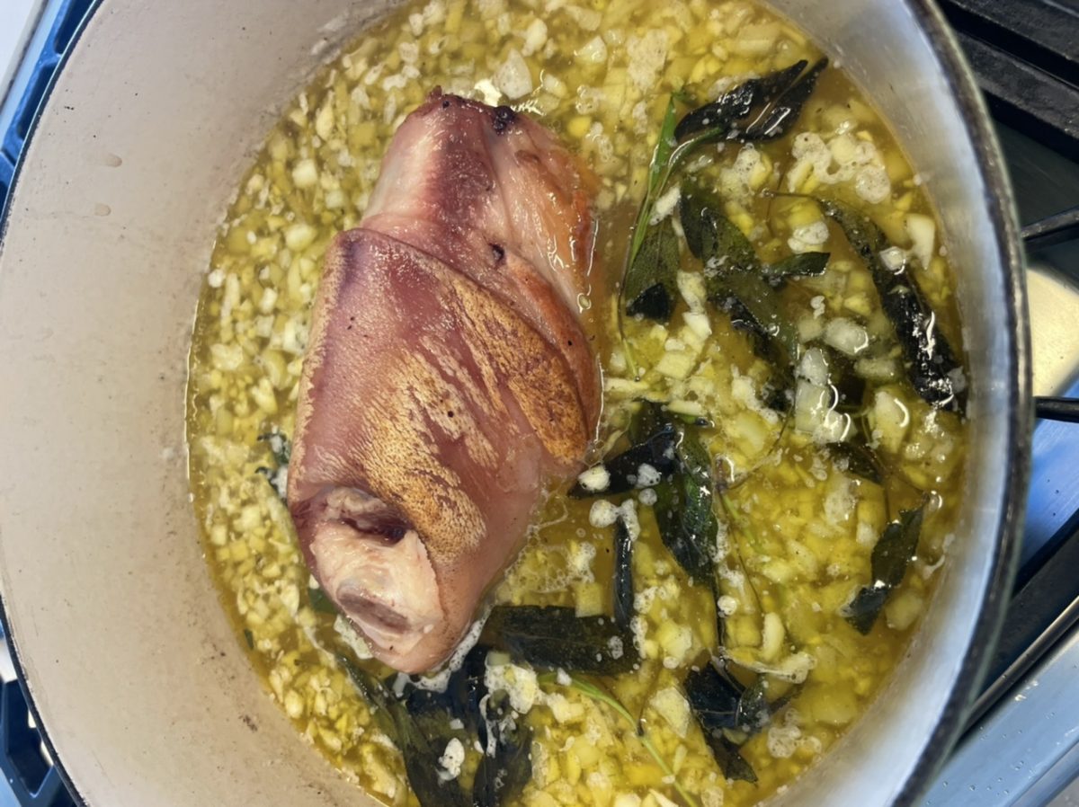 White Beans and Ham Hock Soup