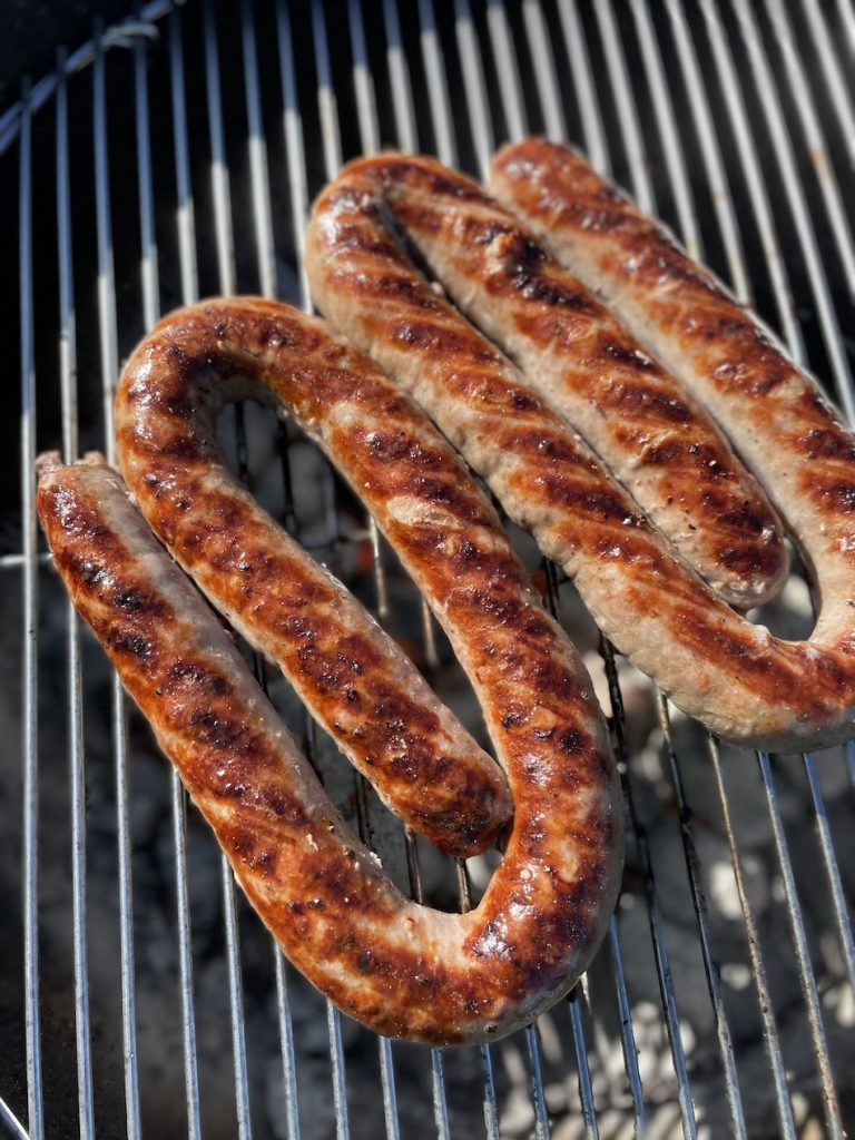 Boerewors on the braai